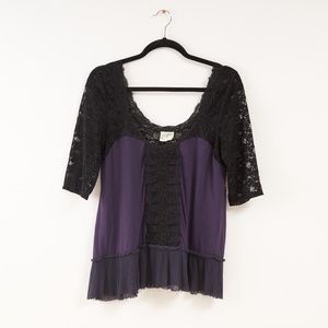 Free People Purple shirt size medium